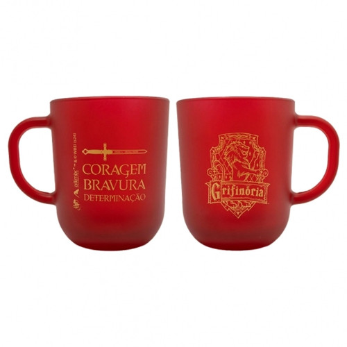 Caneca De Vidro Prime Harry Potter  300ml | Grifinória Harry Potter # - Produto Original