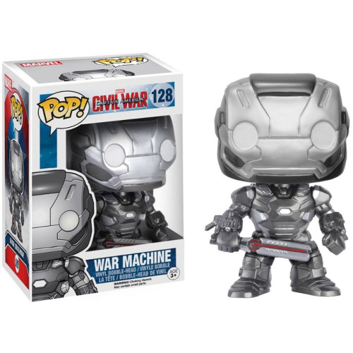 Funko Pop ! Captain America Civil War Maquina De Combate 128 Guerra Civil #128 - Produto Original