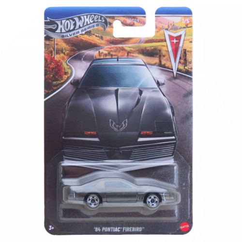 Hot Wheels Silver Series '84 Pontiac Firebird GRT01 1:64- -
