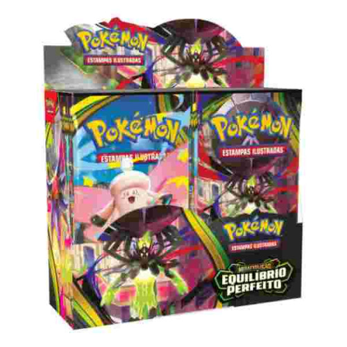 Caixa Display Pokemon TCG Equilibrio Perfeito 36 Boosters Copag FSC   # - Produto Original