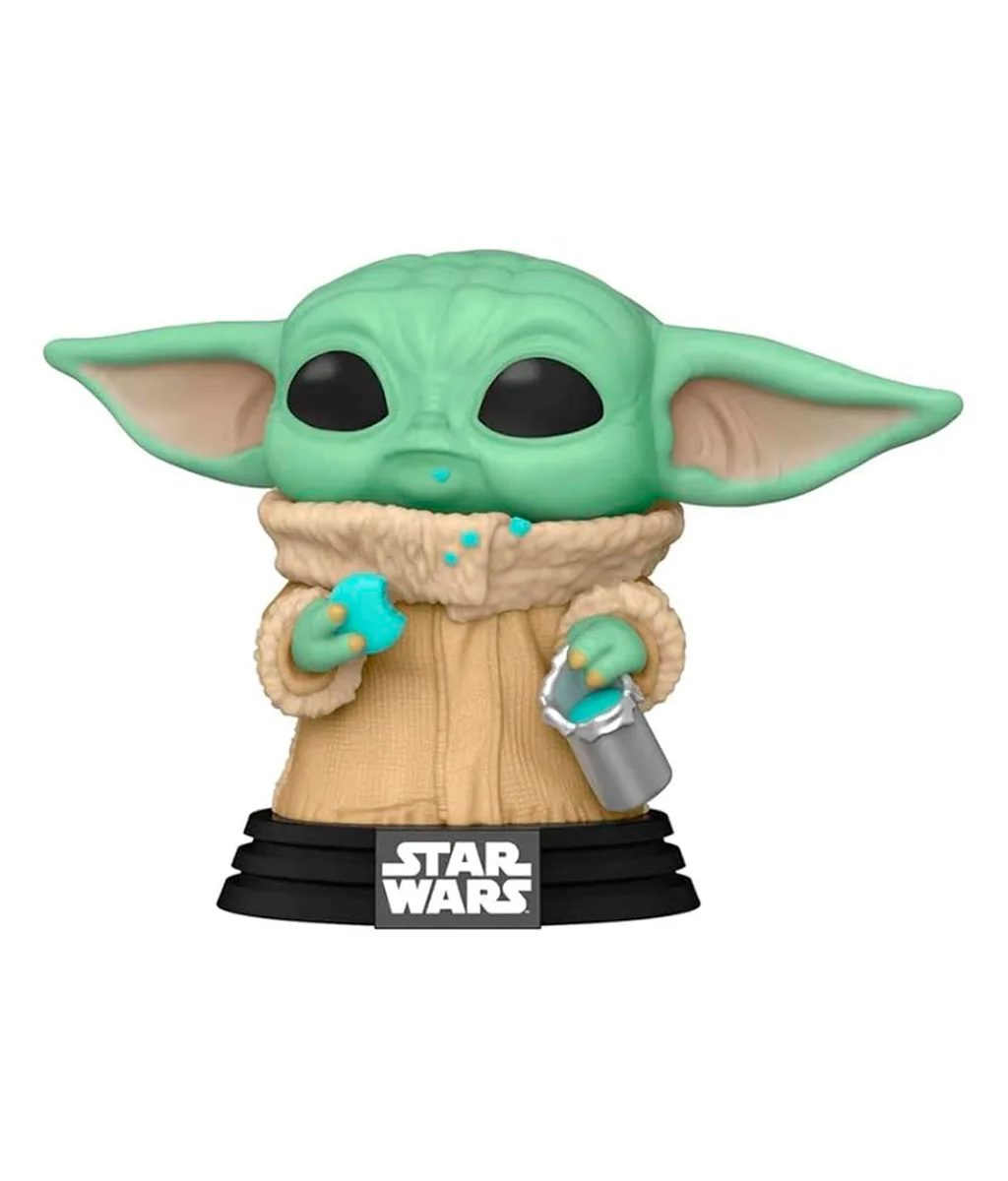 Funko Pop! Grogu Com Cookie #465 - The Mandalorian Original-The Mandalorian-465
