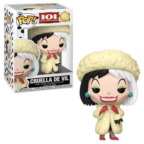 Boneco Funko Pop! Disney 101 Dalmatas - Cruella De Vil Classica   # - Produto Original