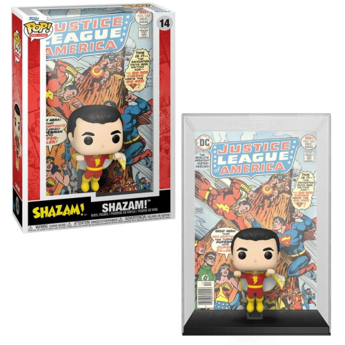 Boneco Funko Pop! Comc Cover - Liga Da Justica Da America Shazam!   # - Produto Original