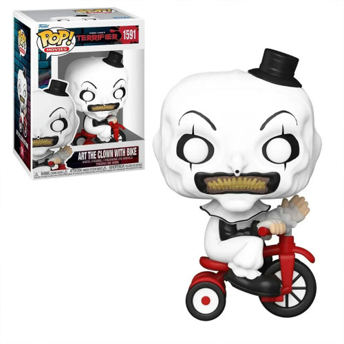 Boneco Funko Pop! Terrifier - O Palhaço Art com Bicicleta   # - Produto Original