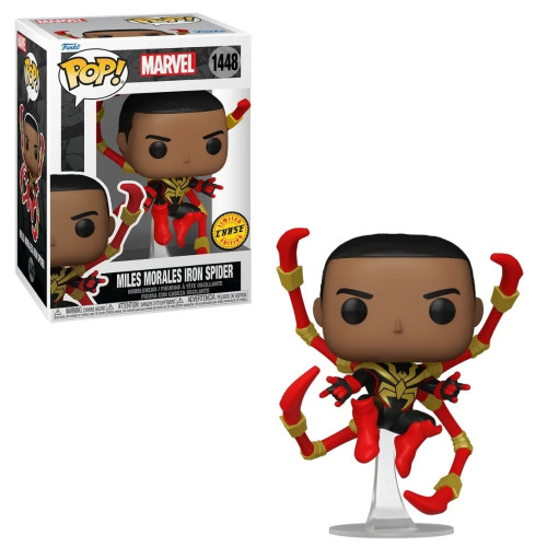 Boneco Funko Pop! Marvel HQ - Miles Homem-Aranha de Ferro com Chase   # - Produto Original