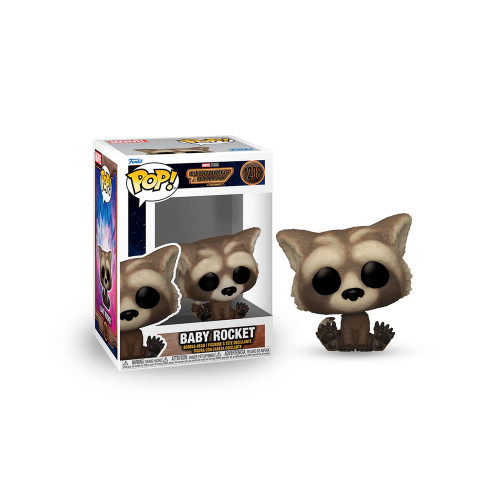 Boneco Funko Pop! Guardiões da Galáxia Volume 3 - Baby Rocket   # - Produto Original