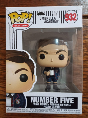 Caixa Danificada Olhe Fotos Funko Pop The Umbrella Academy Number Five 932-The Umbrella Academy-932