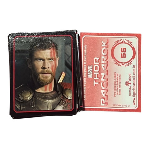 75 figurinhas album thor ragnarok editora abril Thor Ragnarok # - Produto Original