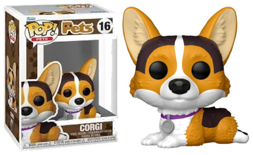 Funko Pop - Pets - Corgi 16-FUNKO POP-