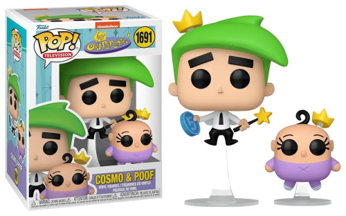 Funko Pop - The Fairly Oddparents - Cosmo & Poof 1691-FUNKO POP-