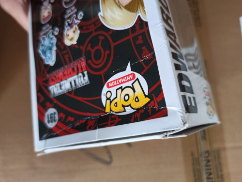 Caixa Danificada Olhe Fotos Funko Pop Fullmetal Alchemist Edward Elric 391 - Fullmetal Alchemist - #391