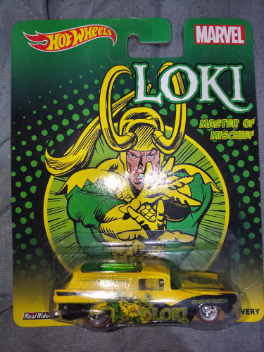 8 Crate Delivery Marvel Loki Hot Wheels Marvel Loki # - Produto Original