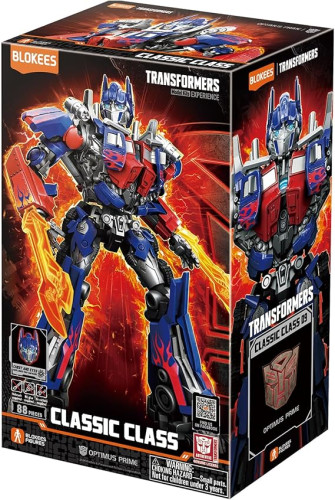 Action Figures Blokees Transformers Classic Class 9 Optimus Prime Model Kit-Transfomers-