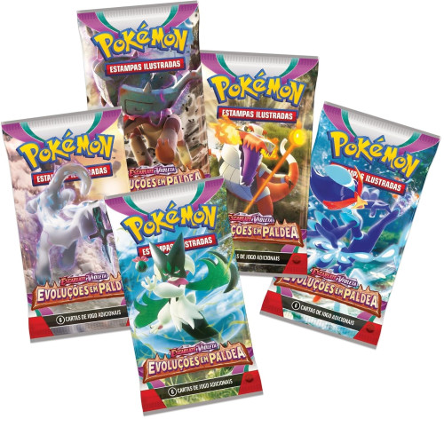 Kit Booster Com Todas Artes Evoluções De Paldea-Pokemon-
