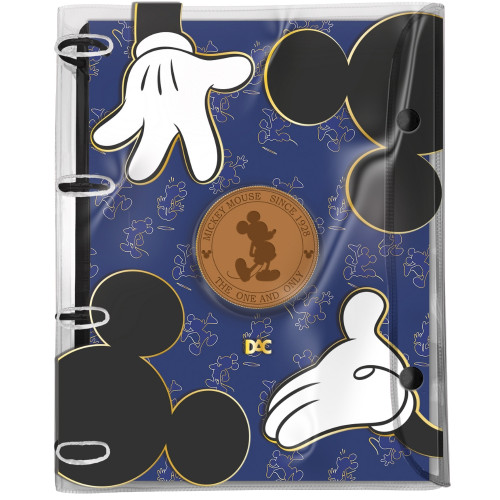 Fichário Mickey Mouse Caderno Argolado Mickey Mouse Original- -