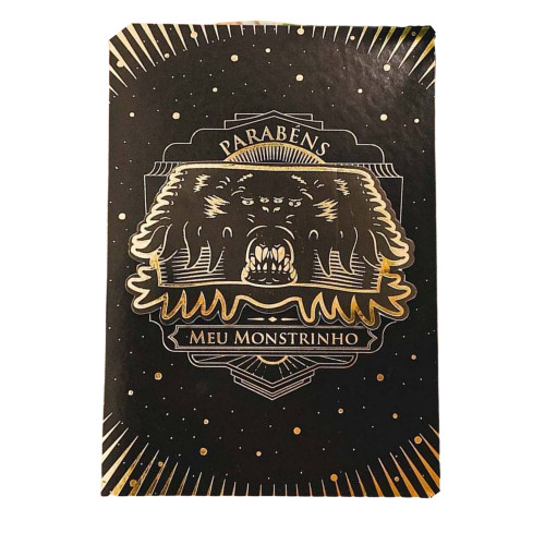 Cartão Harry Potter Livro Monstruoso Cartão Presente 3D   # - Produto Original