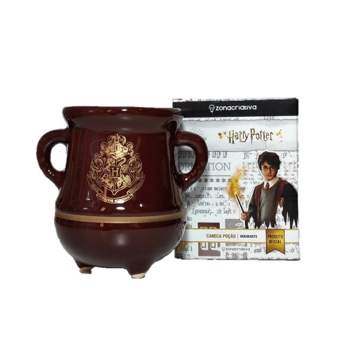 Caneca Harry Potter Caldeirão Poção Caneca 3d Marrom   # - Produto Original