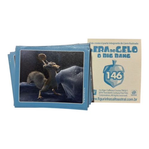90 figurinhas album a era do gelo o big bang editora alto astral A Era Do Gelo # - Produto Original