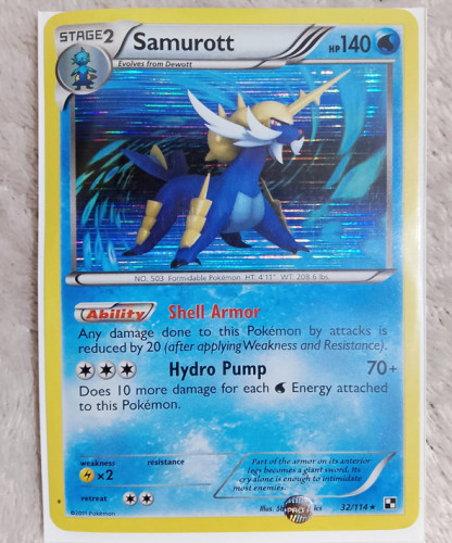 Samurott Foil 32/114 - Pokemon TCG-Pokemon TCG-