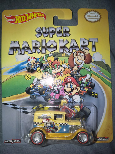 A-OK  Mario Bros Hot Wheels Super Mario # - Produto Original