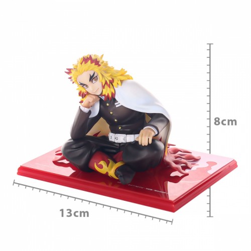 Action Figure Demon Slayer: Kimetsu No Yaiba - Kyojuro Rengoku - G.e.m. Series Palm Size Ref.: 831140-Demon Slayer: Kimetsu No Yaiba-