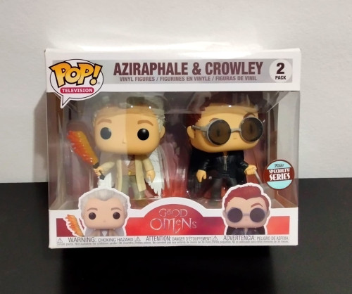AZIRAPHALE & CROWLEY Good Omens #2 - Produto Original