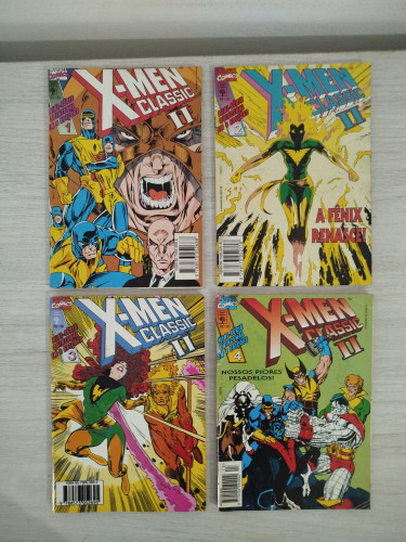 Hq Quadrinhos X-men Classic Ii (completo Em 4 Edições) X-Men # - Produto Original
