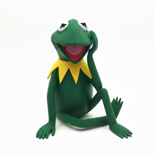 Action Figure - Kermit the Frog - Impressão 3d-Os Muppets-