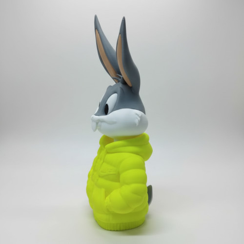 Action Figure - Pernalonga Streetwear - Impressão 3d - Busto - Looney Tunes - #