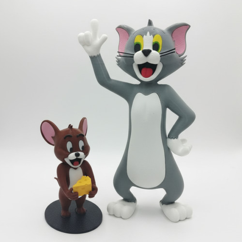 Action Figure - Tom E Jerry - Impressão 3d-Tom And Jerry-