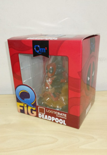 Funko Pop Action Figure -q-fig Marvel - Diorama Deadpool 4" - X-men - #1 FUNKO POP #1 - Produto Original