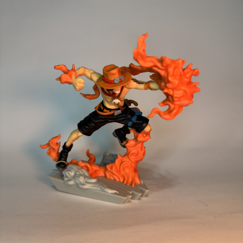 Action Figure Ace Bandai – One Piece 11cm com Chamas - One Piece - #