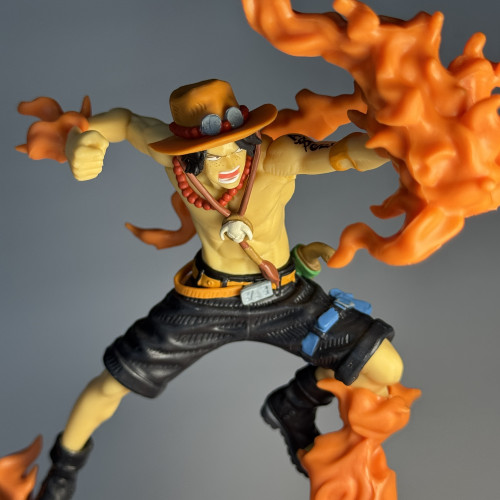 Action Figure Ace Bandai – One Piece 11cm com Chamas-One Piece-