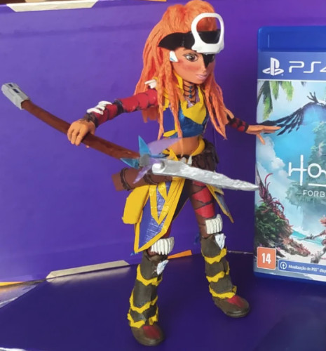 Action Figure Aloy Horizon Forbidden West Custom - Disney - #