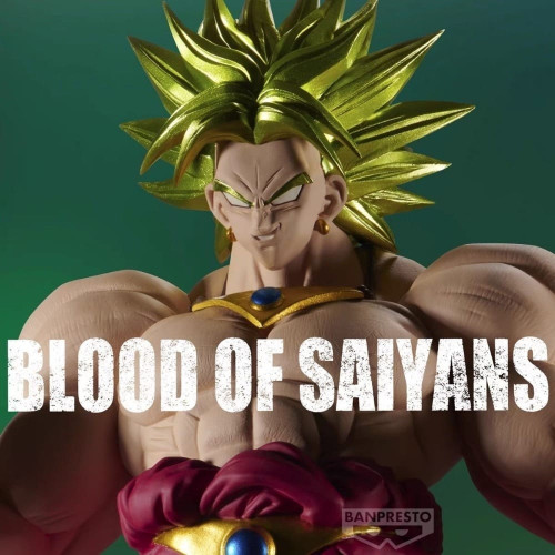 Action Figure Broly Blood Of Saiyans Dragon Ball Z Oficial Bandai Banpresto - Dragon Ball Z - #