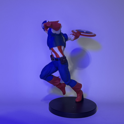 Action Figure Capitão América (marvel) – 17 Cm – Pvc Premium – Sega - Marvel - #