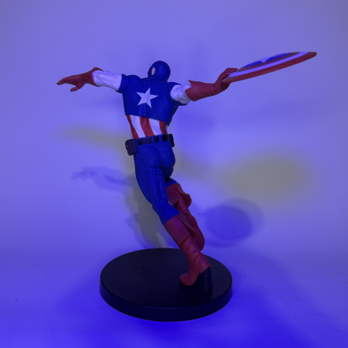Action Figure Capitão América (marvel) – 17 Cm – Pvc Premium – Sega - Marvel - #