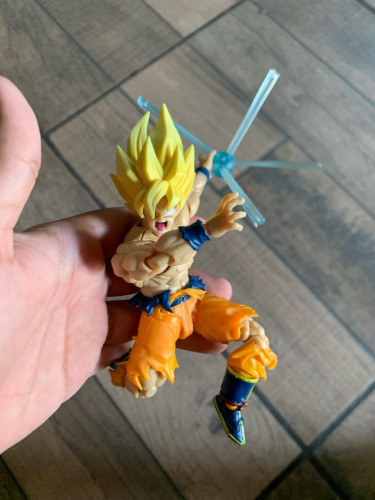 Action Figure Goku Super Dragon Ball Movel Com Acessorios Boneco Articulado com Cixa - Dragon Ball - #