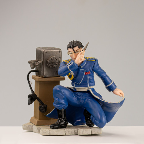 Action Figure Maes Hughes Fullmetal Alchemist Hg Series Bandai Fullmetal Alchemist # - Produto Original