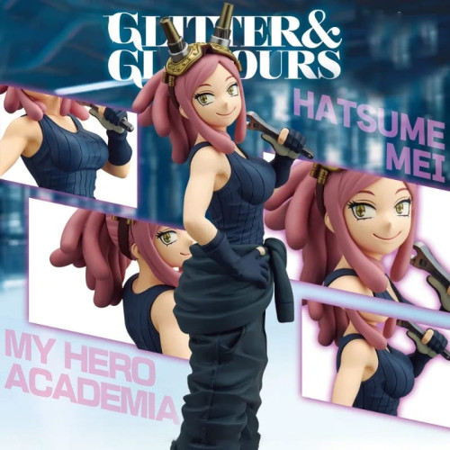 Action Figure Mei Hatsume Boneco Banpresto Figura de ação My Hero Academia-My Hero Academia-