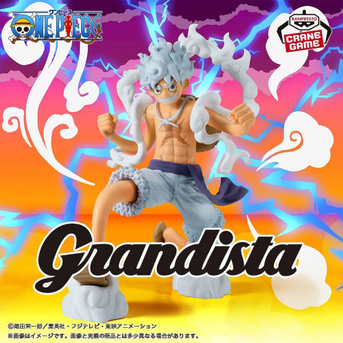 Action Figure Monkey D Luffy Gear 5 One Piece Oficial Bandai Grandista-One Piece-