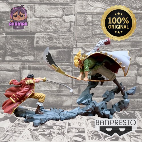 Action Figure Pack Barba Branca E Gol D. Roger Manhood Bandai One