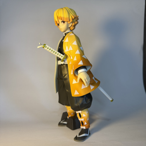 Action Figure Zenitsu Agatsuma – Demon Slayer, 24 Cm Pvc - Demon Slayer - #