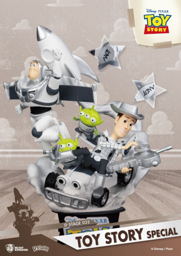 Action Figures Boneco Disney Pixar Toy Story Special Edition Diorama Stage 032sp D Stage Beast Kingdom - Toy Story - #