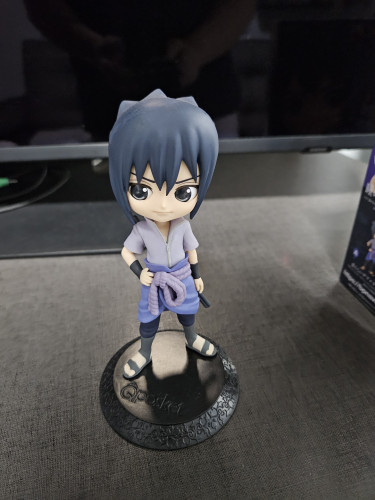Action Figures Boneco Naruto Shippuden Sasuke Uchiha Qposket Bandai Banpresto - Naruto Shippuden - #