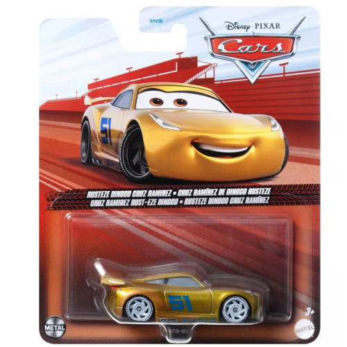 Action Figures Carrinho Miniatura Disney Pixar Rusteze Dinoco Cruz Ramirez - Hht99-Disney Cars-