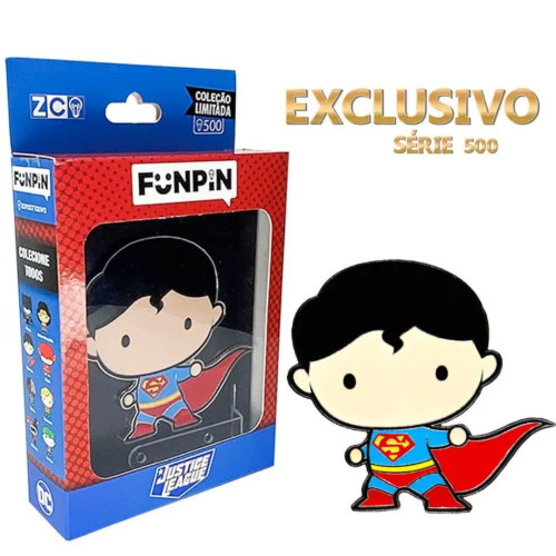 Action Figures Funpin Decorativo ColecionÁvel - SUPERMAN Zona Criativa # - Produto Original