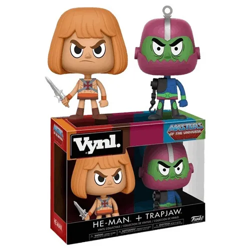 Action Figures He-Man + Trap Jaw - Vynl Funko Masters Of The Universe # - Produto Original