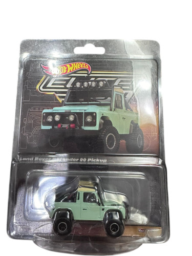 Action Figures Hot Wheels Elite 64 Series Land Rover Defender 90 Pickup - Land Rover - #