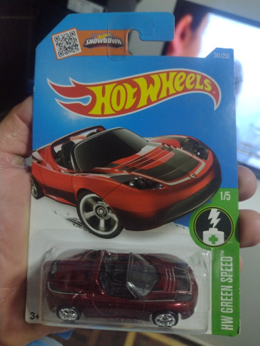 Action Figures Hot Wheels Tesla Roadster $th Sports Legends # - Produto Original
